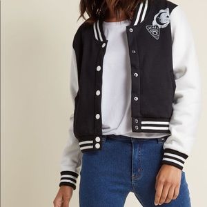 Ouija board varsity bomber jacket